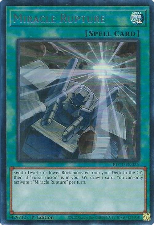 Miracle Rupture BLC1-EN025 YuGiOh Battles of Legend: Chapter 1