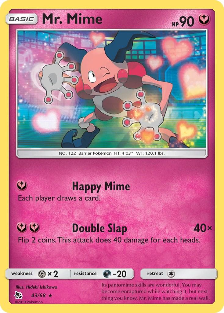 Mr. Mime #43 Pokemon Hidden Fates