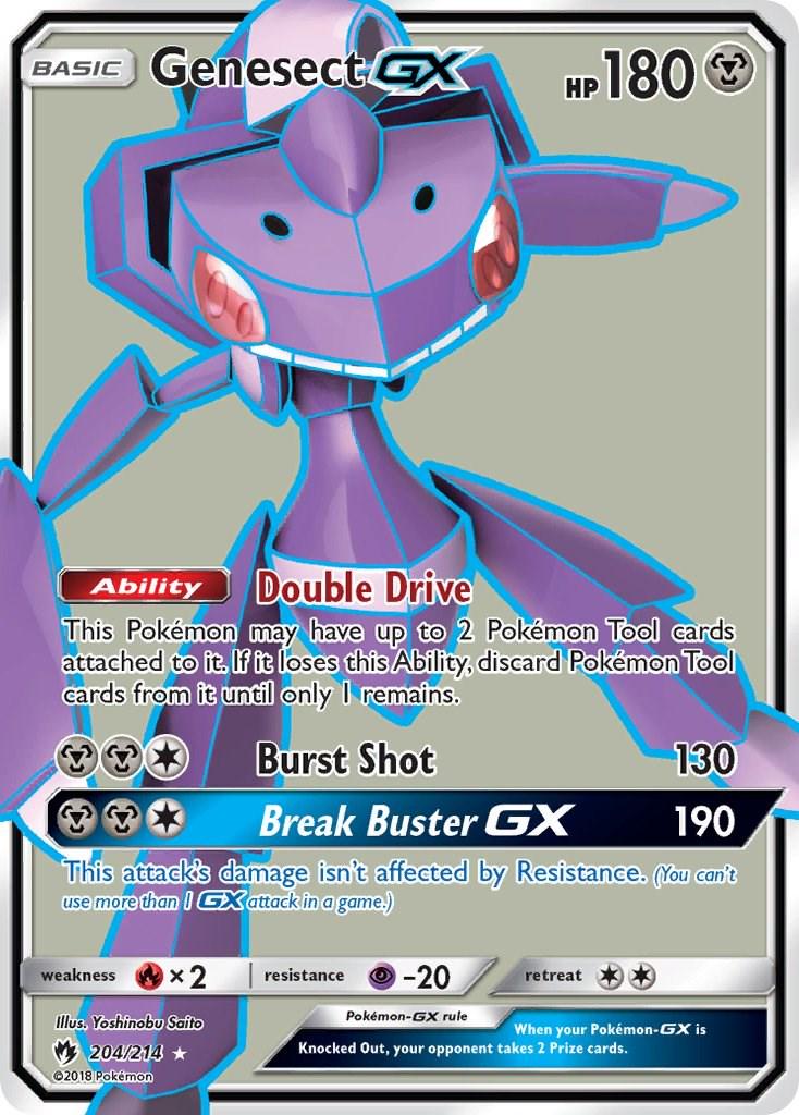 Genesect GX #204 Pokemon Lost Thunder