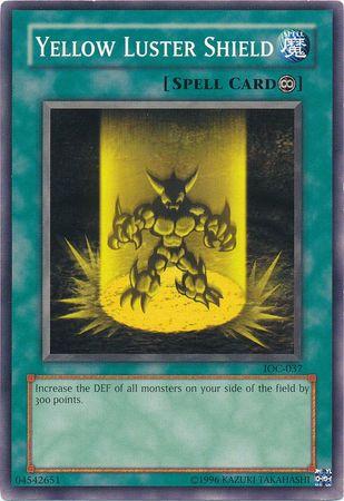 Yellow Luster Shield IOC-037 YuGiOh Invasion of Chaos