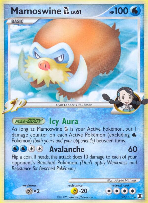 Mamoswine GL #27 Pokemon Rising Rivals