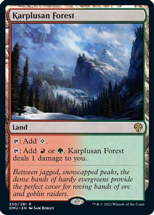Karplusan Forest #250 Magic Dominaria United