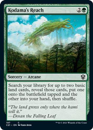 Kodama's Reach Magic Commander 2021
