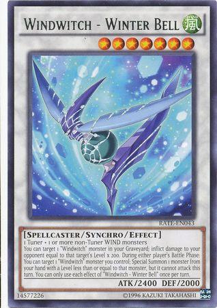 Windwitch - Winter Bell RATE-EN043 YuGiOh Raging Tempest