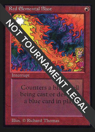Red Elemental Blast #170 Magic Collector's Edition