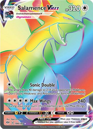 Salamence VMAX #194 Cover Art