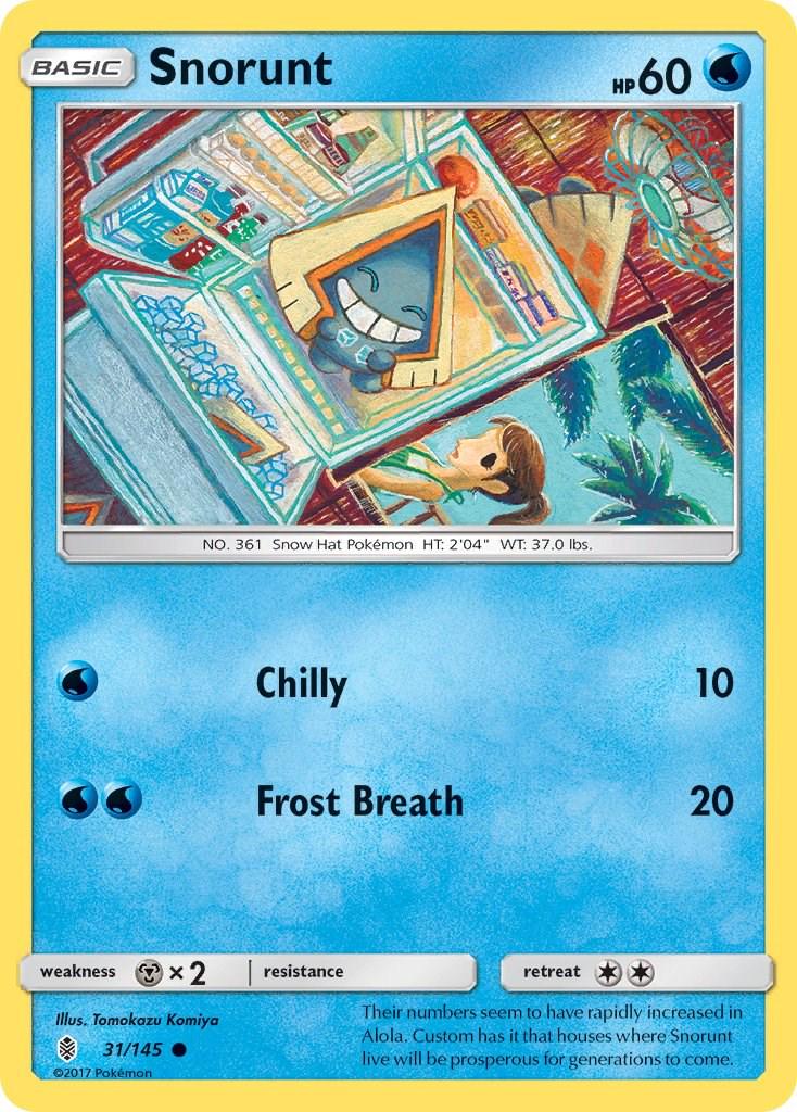 Snorunt #31 Pokemon Guardians Rising