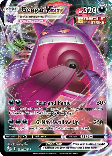 Gengar VMAX #157 Cover Art