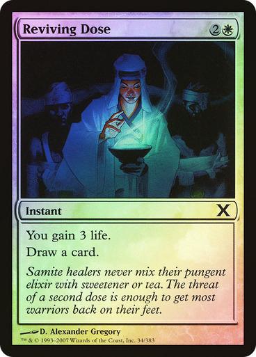 Reviving Dose [Foil] (Magic 10th Edition)