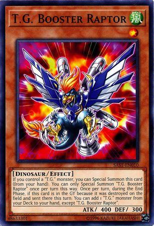 T.G. Booster Raptor SAST-EN010 YuGiOh Savage Strike