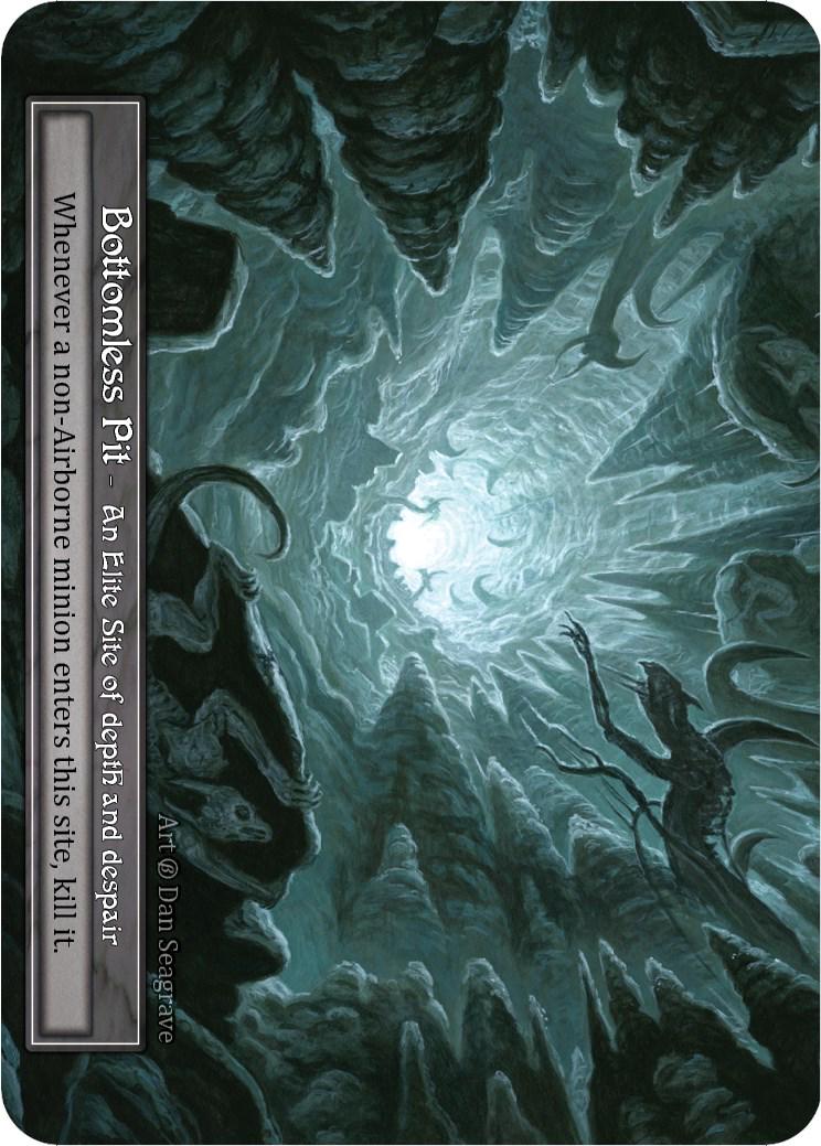 Bottomless Pit [Foil] (Sorcery: Contested Realms Beta)