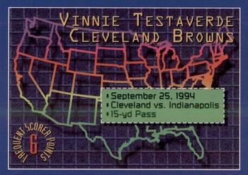 Vinny Testaverde #2 1994 Stadium Club Football Frequent Scorer Points