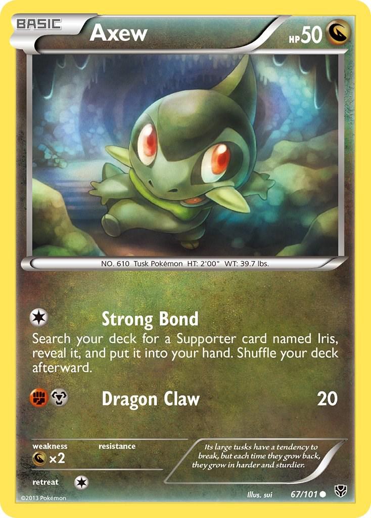 Axew #67 Pokemon Plasma Blast