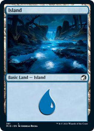 Island #271 Magic Innistrad: Midnight Hunt