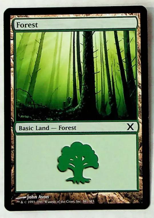 Forest #381 Magic 10th Edition