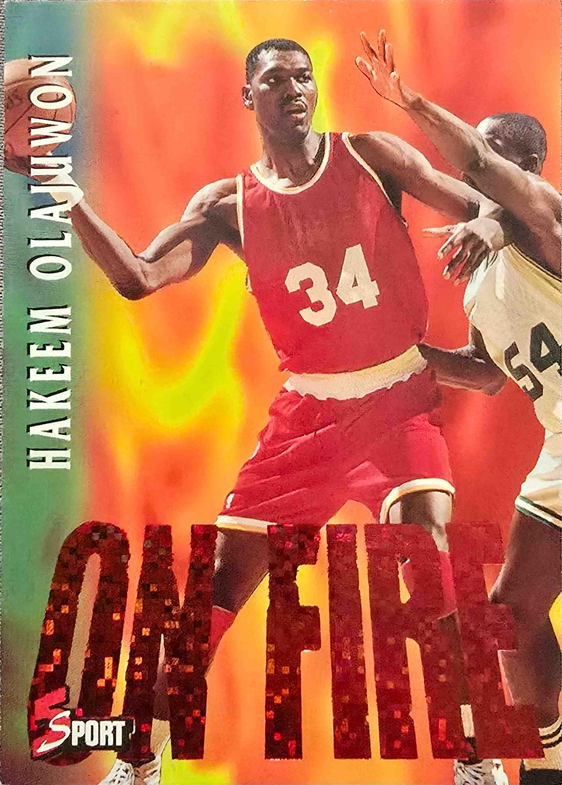 Hakeem Olajuwon #R3 1995 Classic 5 Sport Basketball