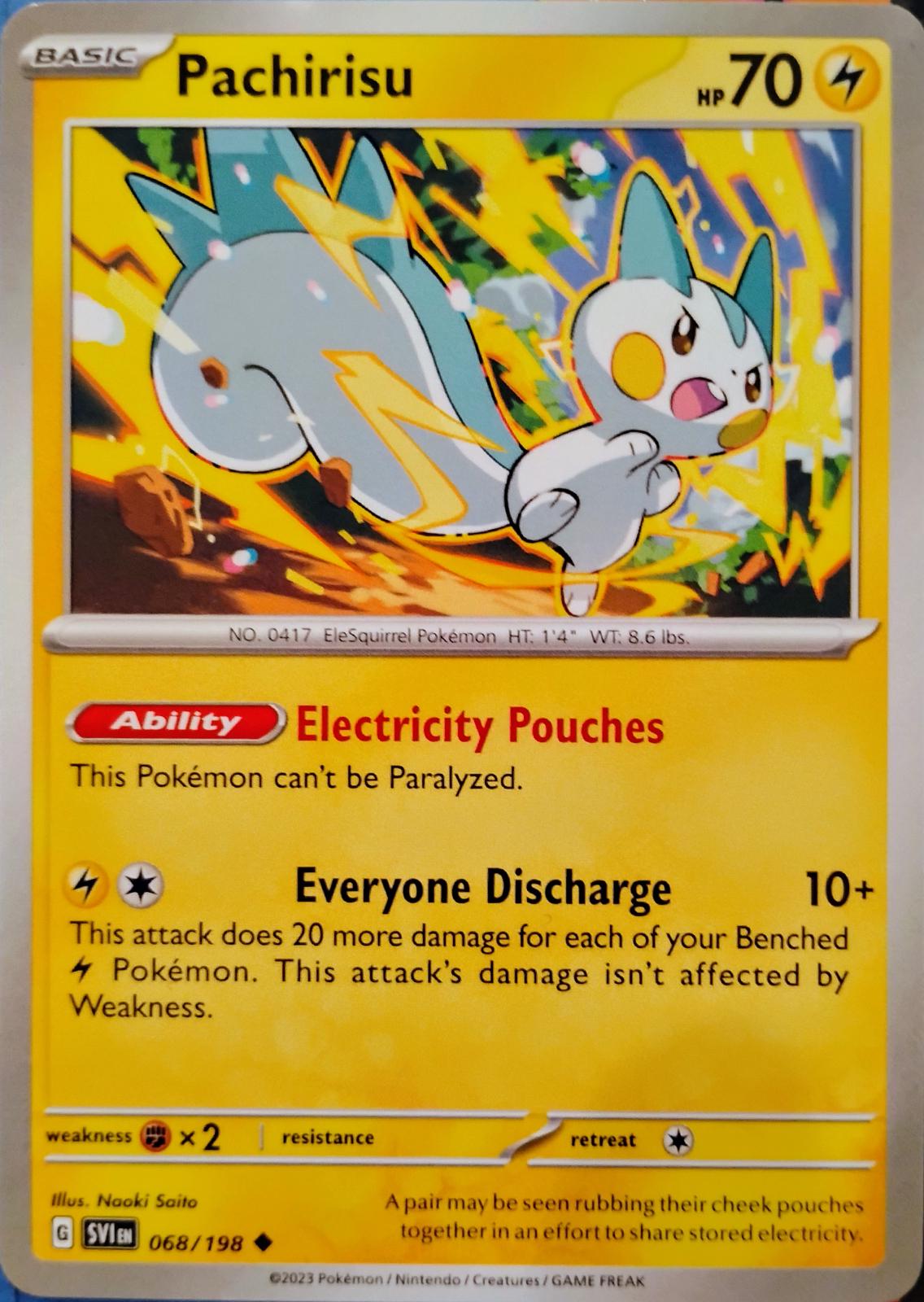 Pachirisu #68 Pokemon Scarlet & Violet