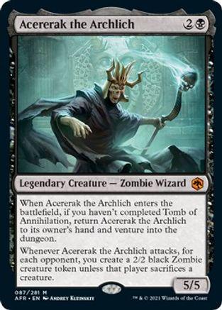 Acererak the Archlich #87 Magic Adventures in the Forgotten Realms