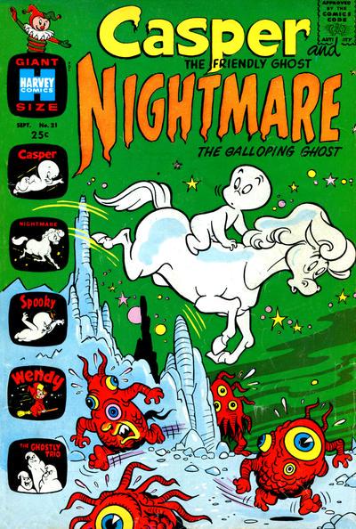 Casper & Nightmare #21 (1968) Comic Books Casper & Nightmare