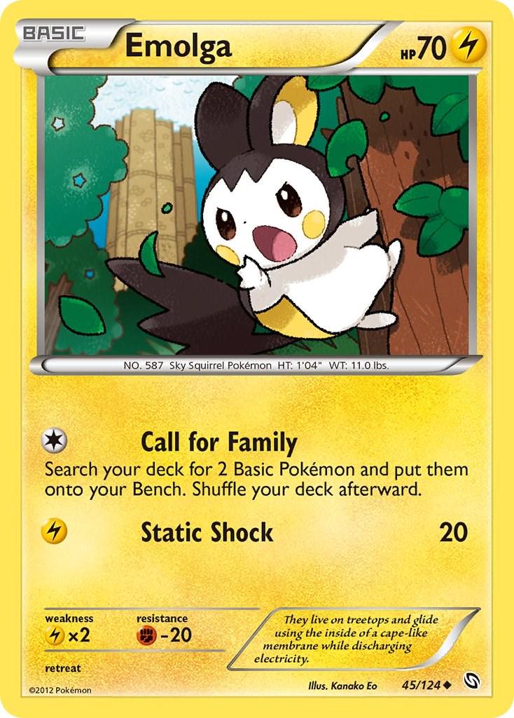 Emolga #45 Pokemon Dragons Exalted