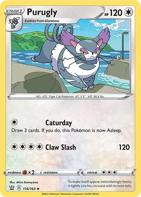 Purugly #116 Pokemon Battle Styles
