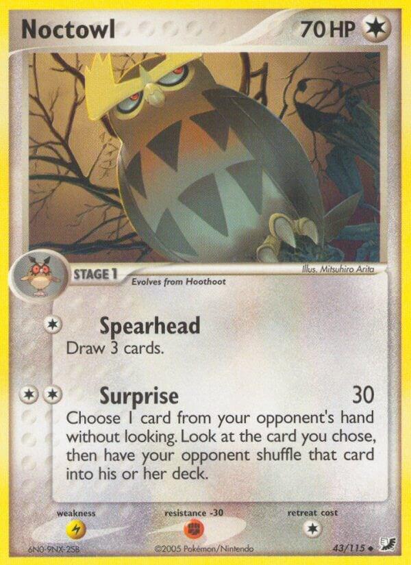 Noctowl #43 Pokemon Unseen Forces