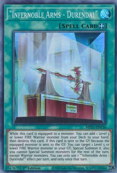 Infernoble Arms - Durendal MP21-EN136 YuGiOh 2021 Tin of Ancient Battles Mega Pack