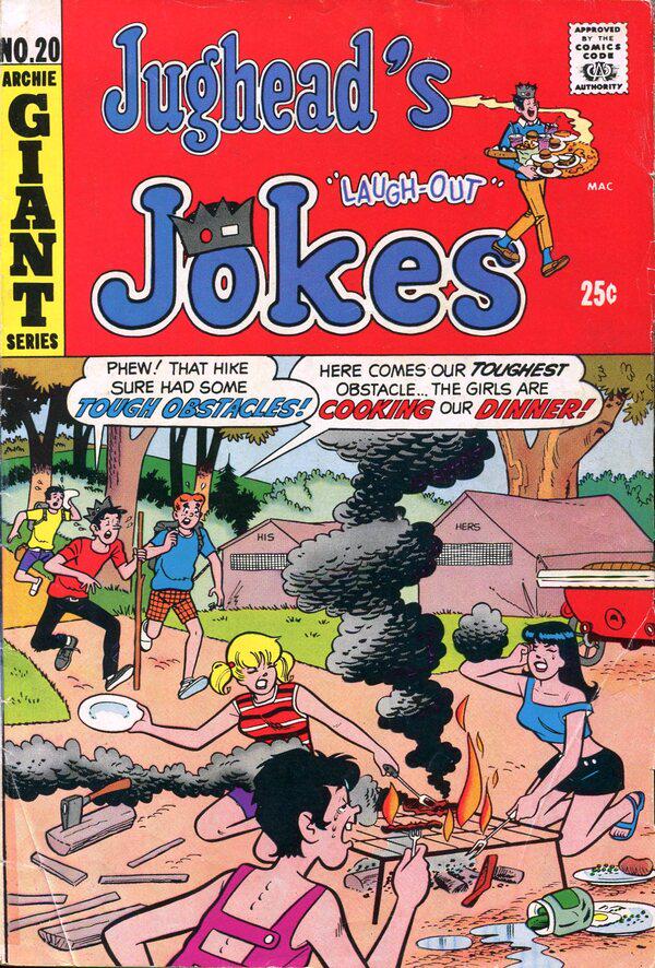 Jughead's Jokes #20 (1970) Comic Books Jughead's Jokes
