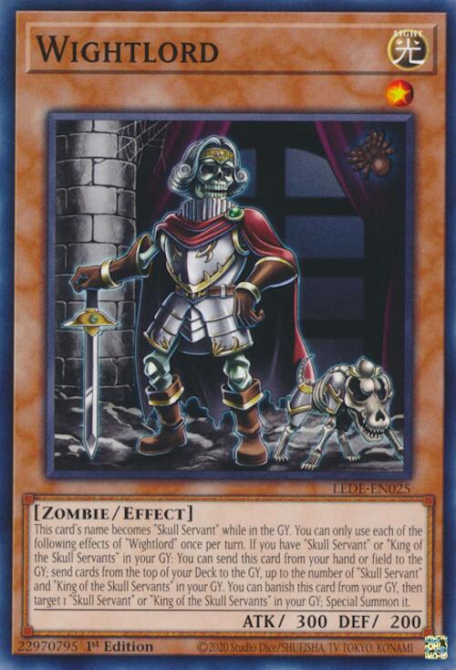 Wightlord LEDE-EN025 YuGiOh Legacy of Destruction