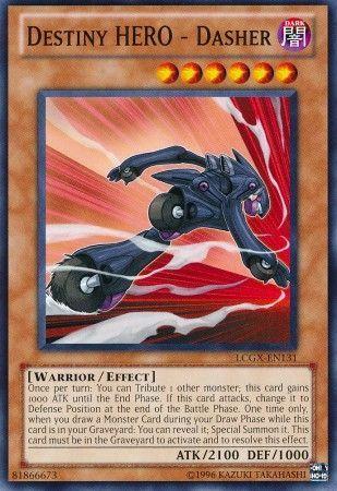 Destiny HERO - Dasher LCGX-EN131 YuGiOh Legendary Collection 2: The Duel Academy Years Mega Pack