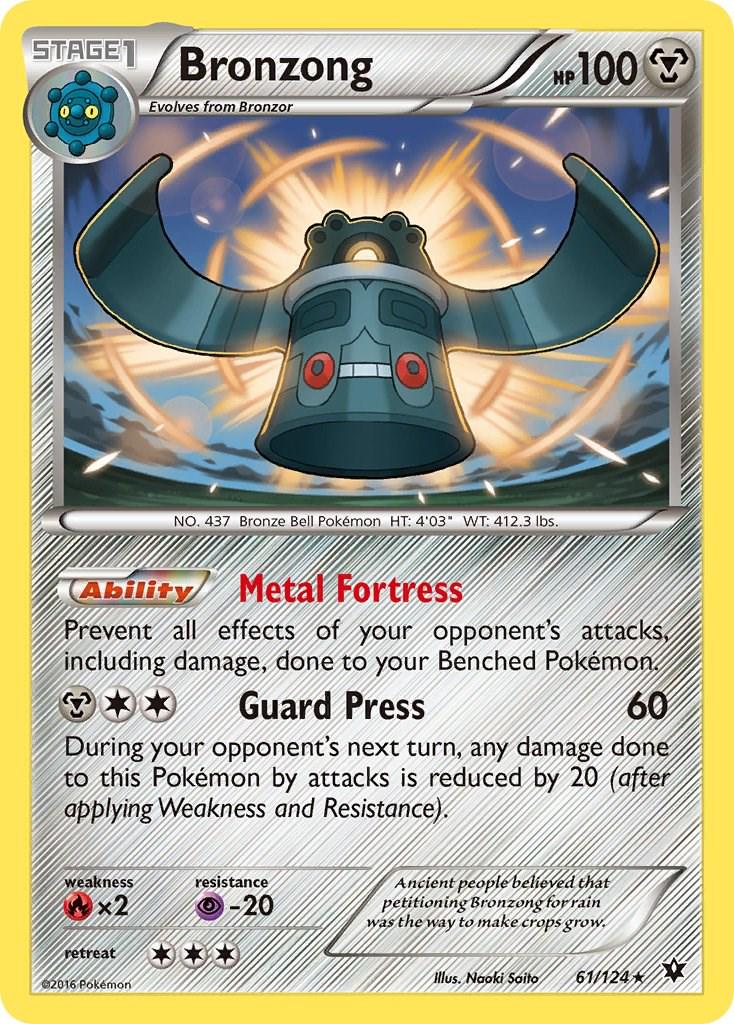 Bronzong #61 Pokemon Fates Collide