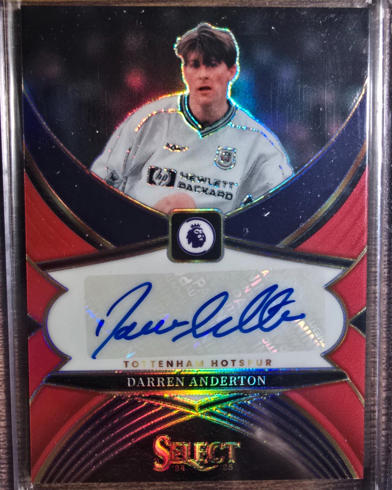 Darren Anderton #27 2024 Panini Select Premier League Select Signature