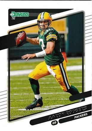 Aaron Rodgers #155 Football Cards 2021 Panini Donruss
