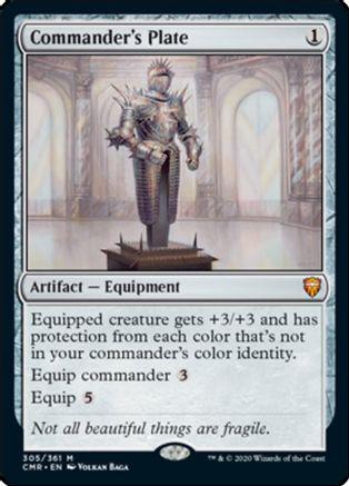 Commander's Plate #305 Magic Commander Legends