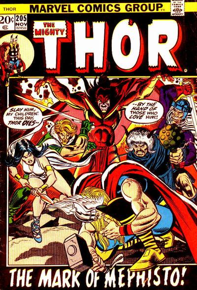 Thor #205 (1972) Comic Books Thor