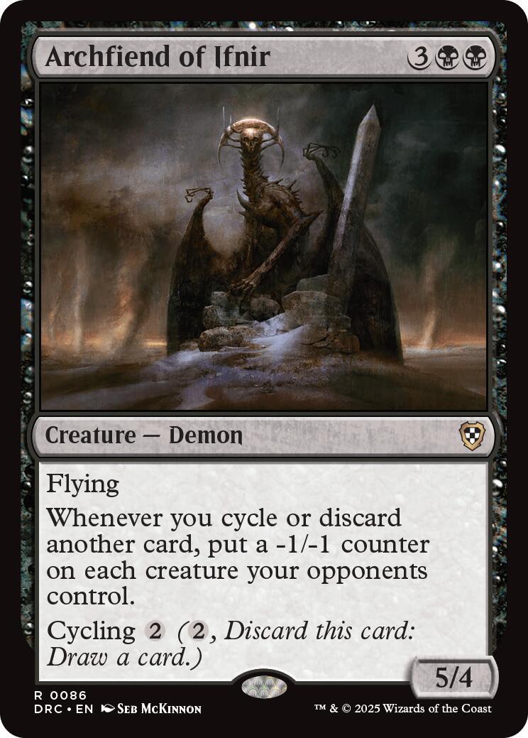 Archfiend of Ifnir (Magic Aetherdrift Commander)