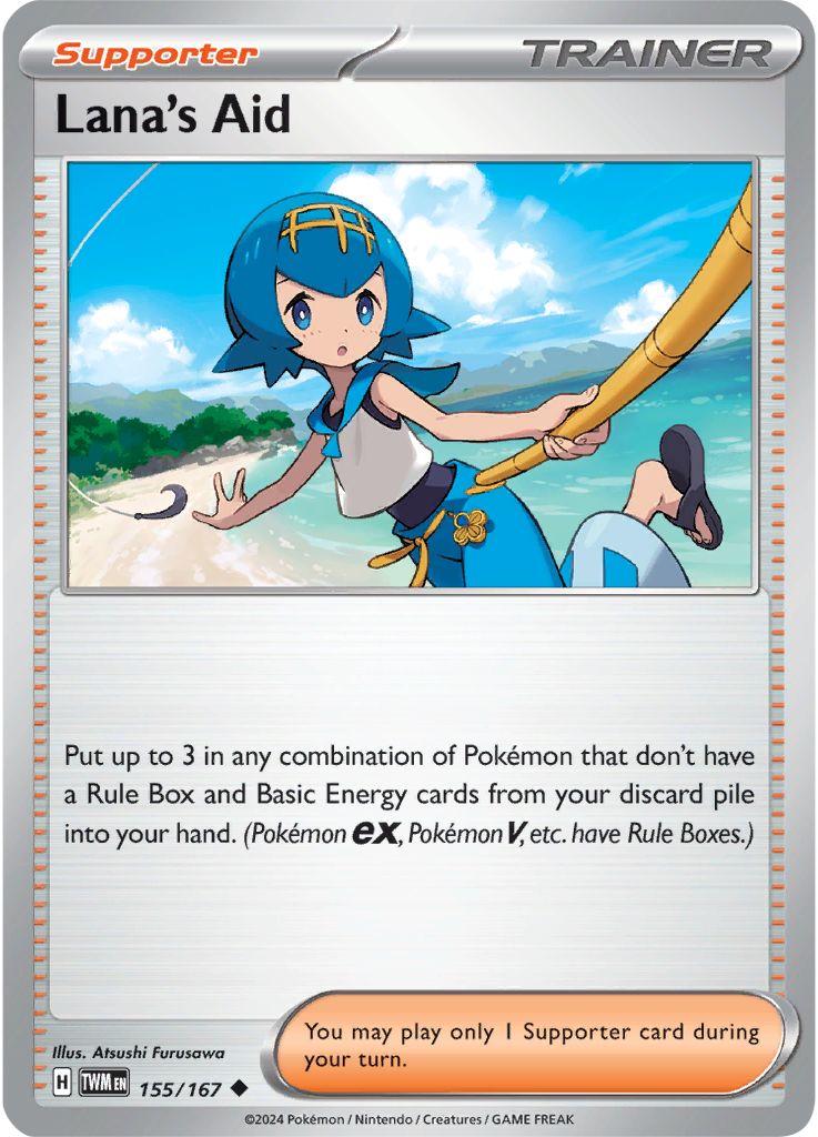 Lana's Aid #155 Pokemon Twilight Masquerade