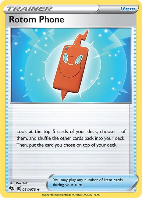 Rotom Phone #64 Pokemon Champion's Path