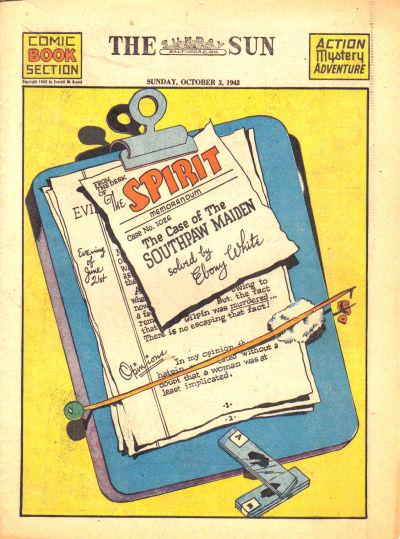 Spirit #10/3/1943 (1943) Comic Books Spirit