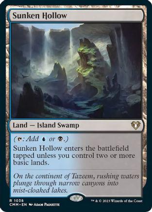 Sunken Hollow #1038 Magic Commander Masters