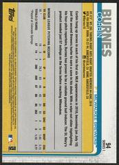 Back | Corbin Burnes Baseball Cards 2019 Topps