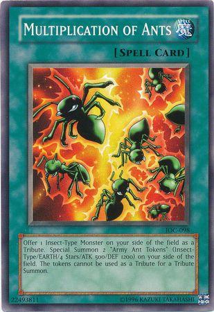 Multiplication of Ants IOC-098 YuGiOh Invasion of Chaos