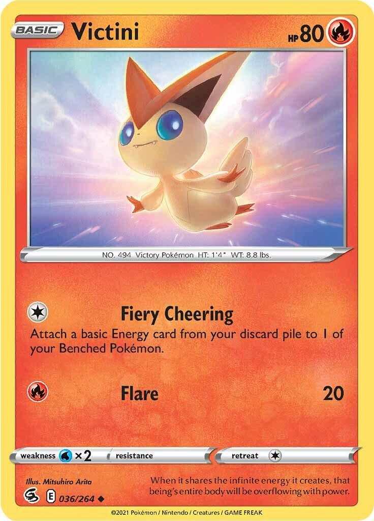 Victini #36 Pokemon Fusion Strike