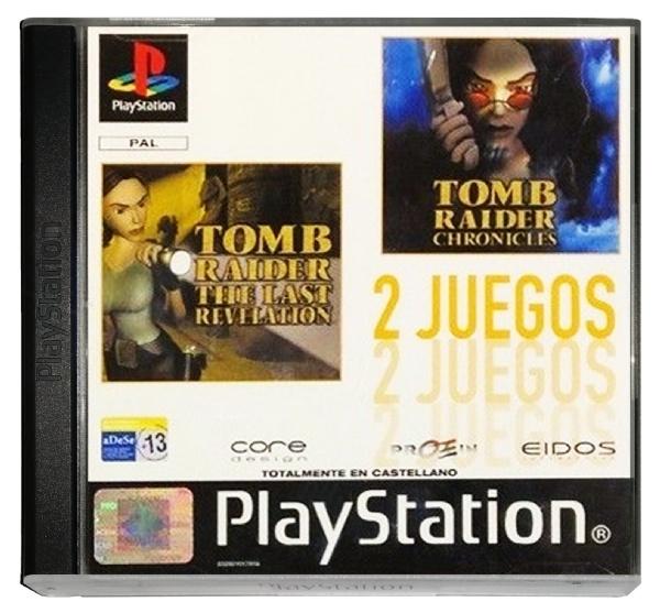 2 Games Tomb Raider Chronicles & The Last Revelation PAL Playstation