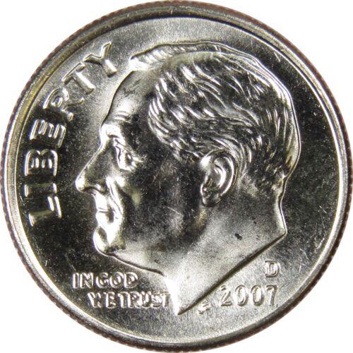 2007 D Coins Roosevelt Dime
