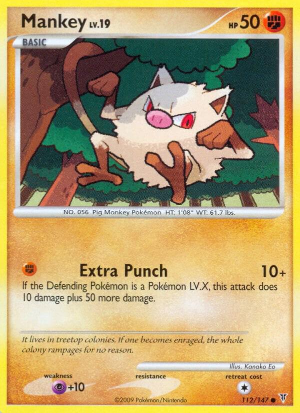 Mankey #112 Pokemon Supreme Victors