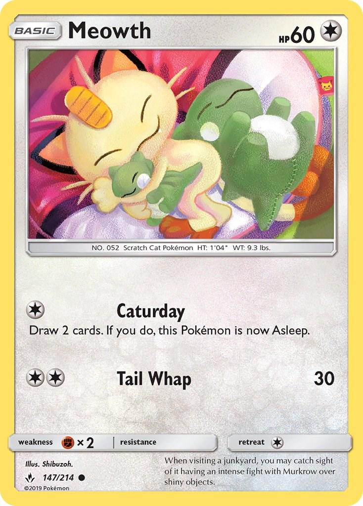 Meowth #147 Pokemon Unbroken Bonds