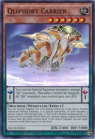 Qliphort Carrier NECH-ENS03 YuGiOh The New Challengers Super Edition