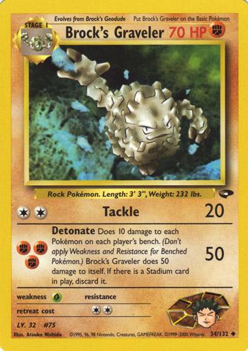 Brock's Graveler #34 Pokemon Gym Challenge