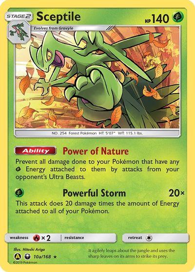 Sceptile #10a Pokemon Celestial Storm